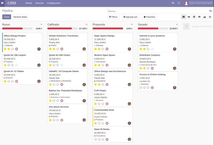 Módulo CRM Odoo Completo Módulo CRM Odoo