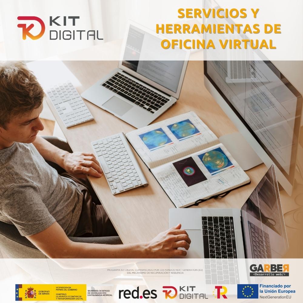 Kit digital para servicios de herramientas y oficina virtual
